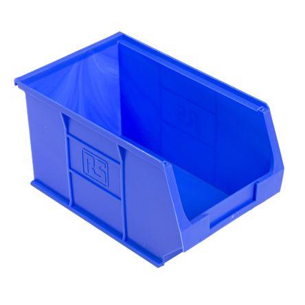 Skladovací zásobník barva Modrá Polypropylen Přenosné 130 mm x 150 mm x 240 mm RS PRO
