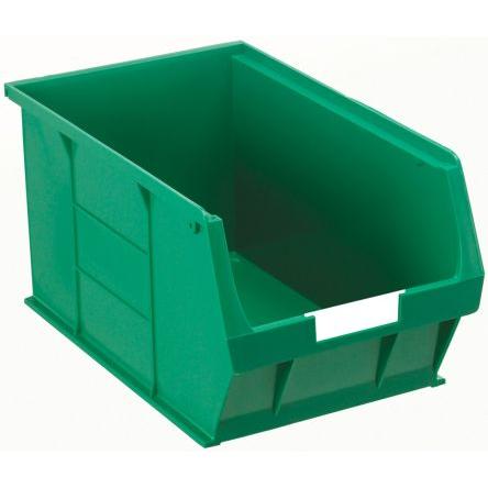 Skladovací zásobník barva Zelená Polypropylen Přenosné 181 mm x 205 mm x 350 mm RS PRO