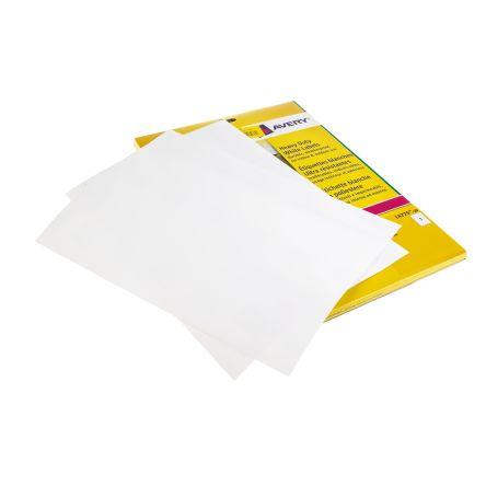 List se štítky L4775-20 Lepicí, množství v balení: 20 V balení, Bílá Silné zatížení Avery Laser