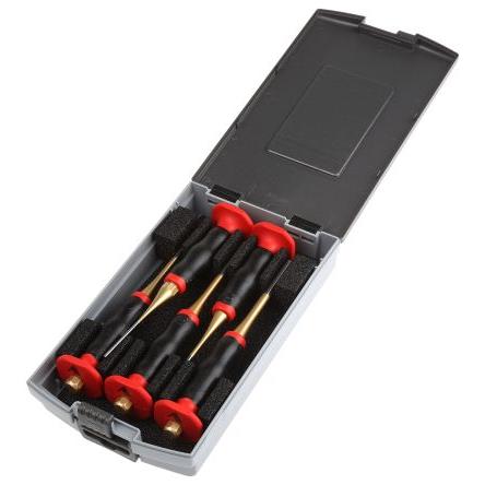 Děrovací sada, počet kusů: 5 Průbojníky s rovnoběžným kolíkem RS PRO, celková délka: 150mm