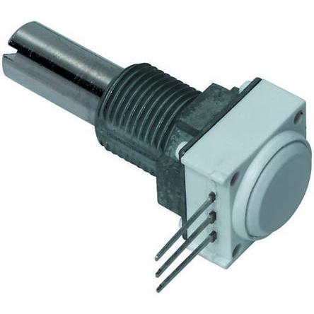 Potenciometr, průměr hřídele: 6.35 mm 1otáčkový, řada: 149 5 kΩ 10 % 1 W 14910F0GJSX10502KA Rotační, Montáž do panelu,