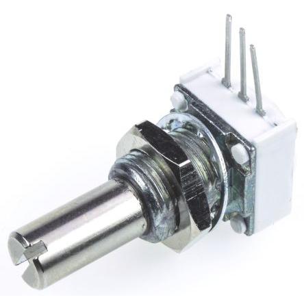 Potenciometr, průměr hřídele: 6.35 mm 1otáčkový, řada: 149 50 kΩ 10 % 1 W 14910F0GJSX10503KA Rotační, Montáž do panelu,