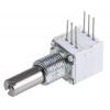 Potenciometr, průměr hřídele: 6.35 mm 1otáčkový, řada: 148 10 kΩ 10 % 0.5 W 14820F0GJSX13103KA Rotační, Montáž do
