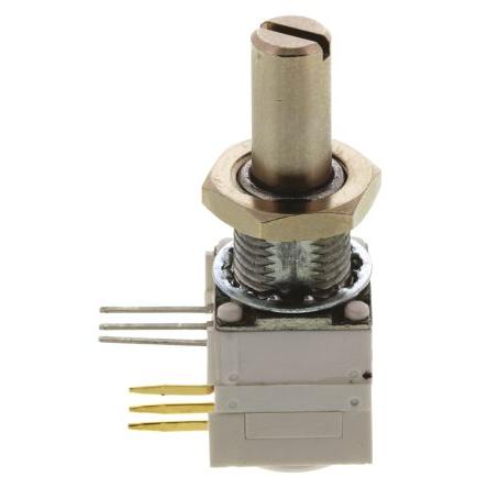 Potenciometr, průměr hřídele: 6.35 mm 1otáčkový, řada: 149 10 kΩ 10 % 1 W 14921F0GJSX13103KA Rotační, Montáž do panelu,