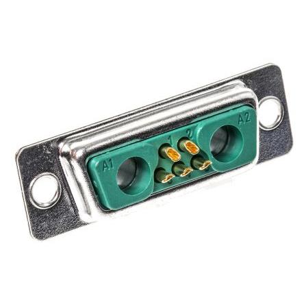 FCT from Molex Konektor D-Sub, řada: 173107, počet kontaktů: 7, orientace těla: Rovný 2.84 mm, Montáž do panelu Vnitřní,