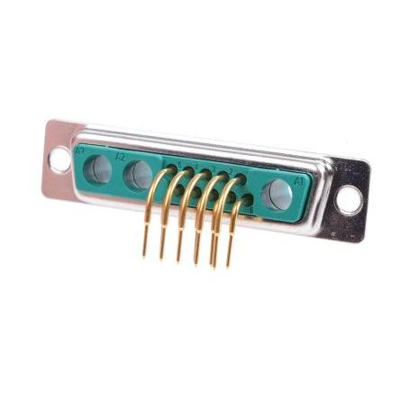 FCT from Molex Konektor D-Sub, řada: FM, počet kontaktů: 10, orientace těla: Pravý úhel, Průchozí otvor Vnitřní, 1000V,