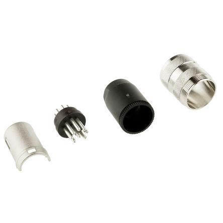 Amphenol Industrial Zástrčka DIN, řada: C 091 A, počet kontaktů: 8, velikost: M16, 100V ac, orientace těla: Rovný, IP40