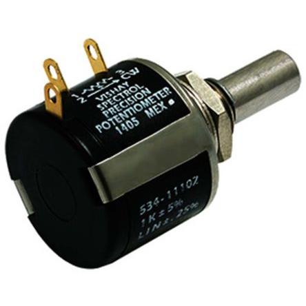 Potenciometr, průměr hřídele: 6 mm ±1,0 %otáčkový, řada: 534 500 Ω 5 % 2 W 534B1501JC8872 Rotační, Montáž do panelu 1