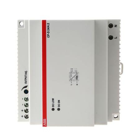 ABB Napájecí zdroj na lištu DIN CP-D, počet výstupů: 1 Spínaný režim 240V ac 4.2 A AC/DC 24V dc DC 100 W
