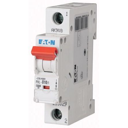 Eaton Miniaturní jistič, rozsah: PXL 1pólový 10A vypínací výkon 10 kA, charakteristika: Typ B, rozsah: xPole 400V ac 48