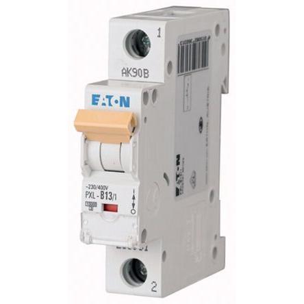 Eaton Miniaturní jistič, rozsah: PXL 1pólový 13A vypínací výkon 10 kA, charakteristika: Typ C, rozsah: xPole 400V ac 48