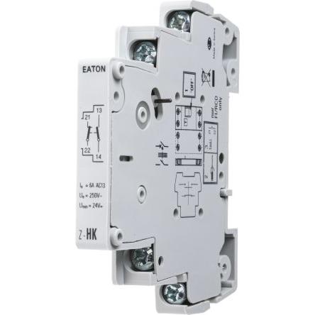 Eaton Pomocný kontakt 1 NO/1 NC 2, rozsah: Z-HK s Šroub 3 A 230V ac