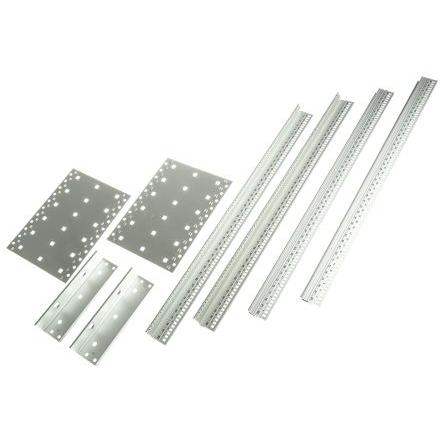 nVent SCHROFF Rám pro montáž do racku, řada: europac PRO 3 U x 84 HP x 175 mm, Nerezová ocel, Hliník
