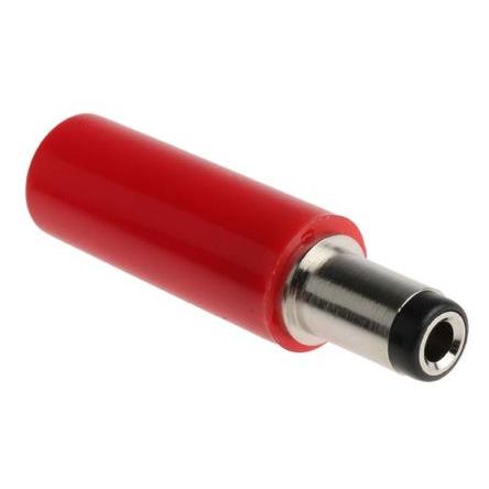 RS PRO Napájecí zástrčka stejnosm., orientace těla: Rovný Zástrčka DC, 12V 5A, Kabel, délka: 23.6 mm, pokovení: Nikl