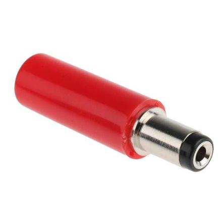 RS PRO Napájecí zástrčka stejnosm., orientace těla: Rovný Zástrčka DC, 12V 5A, Kabel, délka: 23.6 mm, pokovení: