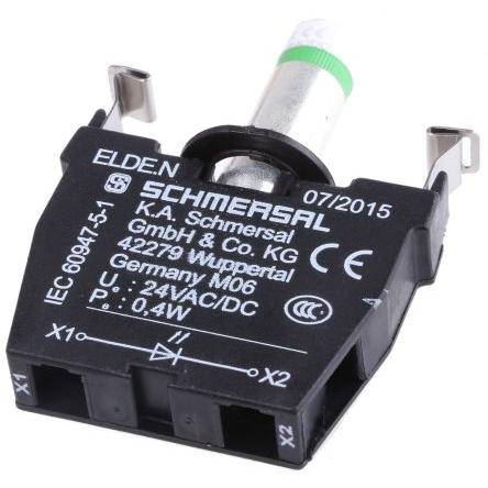 Schmersal Svorkovnice, řada: ELDE.N 0.5mm², 2.5 mm², Kabel Zelená, počet cest: 3 8A, 250V Šroubová