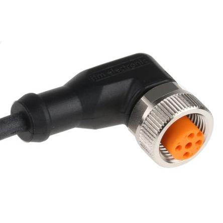 Kabel ovladače snímače, A: Vnitřní, A: M12 4, B: Volný konec, 36V, IP65, IP67, IP68, IP69K, řada: EVC009 ifm electronic