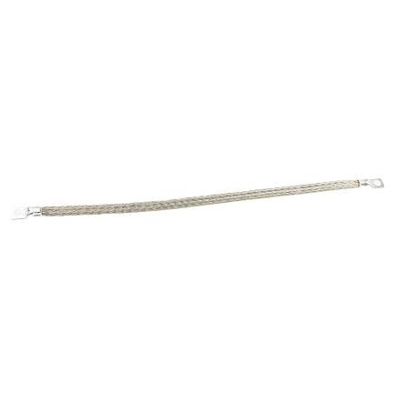 Opletený vodič plocha průřezu 24.13 mm² závrtný šroub M8 délka 0.4 m RS PRO Cínovaný měděný drát 2 x 24 x 16 x 0.2 mm