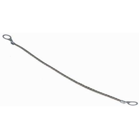 Opletený vodič plocha průřezu 2.26 mm² závrtný šroub M8 délka 0.2 m RS PRO Cínovaný měděný drát 16 x 8 x 0.15 mm