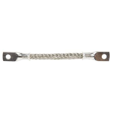 Opletený vodič plocha průřezu 10.05 mm² závrtný šroub M5 délka 0.1 m RS PRO Cínovaný měděný drát 16 x 20 x 0.2 mm