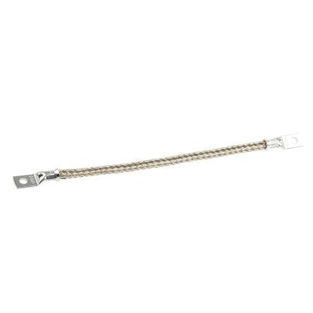 Opletený vodič plocha průřezu 10.05 mm² závrtný šroub M5 délka 0.2 m RS PRO Cínovaný měděný drát 16 x 20 x 0.2 mm