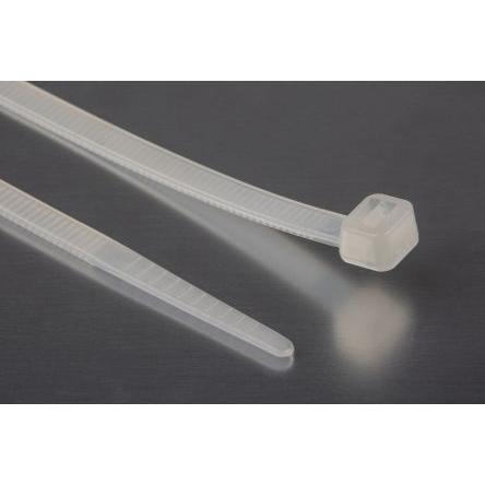 Stahovací páska Nerozpojitelné 300 mm 4.8mm Přírodní Nylon 66 RS PRO