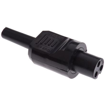 Bulgin Miniaturní napájecí konektor, řada: PX0646, formát pólů: 2+E, Kabel Pájecí, 250V ac 3A, 60 °C, -20 °C