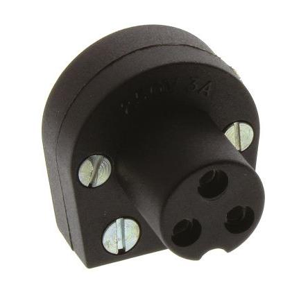 Bulgin Miniaturní napájecí konektor, Montáž do panelu Pájecí, 250V ac 3A, 60 °C, -20 °C