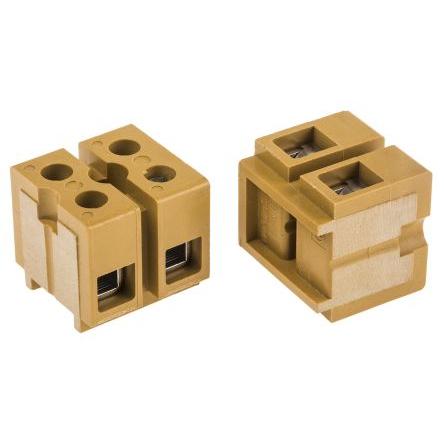 Weidmüller Svorkovnice bez pojistky, řada: SAK 6mm², Šroubová svorka Béžová, počet cest: 2 41A, 10AWG, 22 AWG, 690V