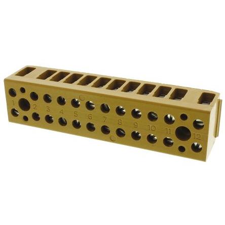 Weidmüller Svorkovnice bez pojistky, řada: SAK 4mm², Šroubová svorka Béžová, počet cest: 12 32A, 12AWG, 22 AWG, 400V