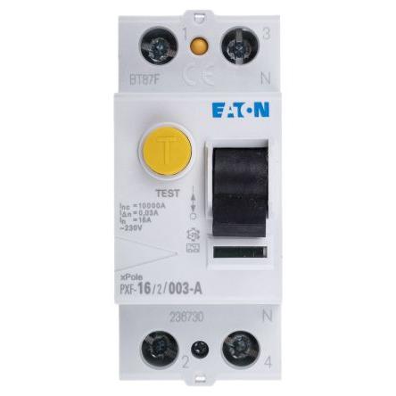 Jistič zbytkového proudu 1pólový Typ A 16A 30 mA Eaton Typ A PXF PXF-A IEC/EN 61008, RoHS
