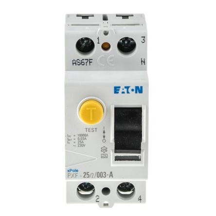 Jistič zbytkového proudu 1pólový Typ A 25A 30 mA Eaton Typ A PXF PXF-A IEC/EN 61008, RoHS