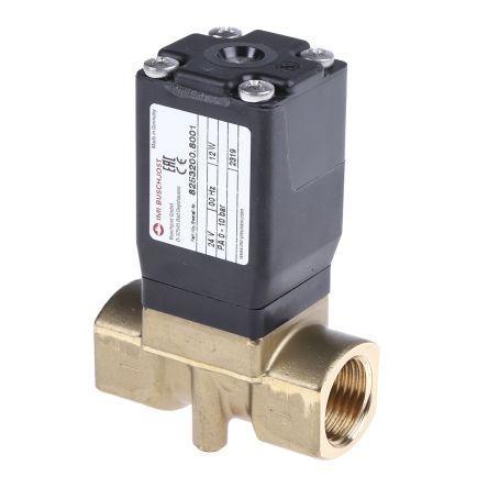 Elektromagnetický ventil 8253200.8001.02400 2portový NC 24V dc Buschjost