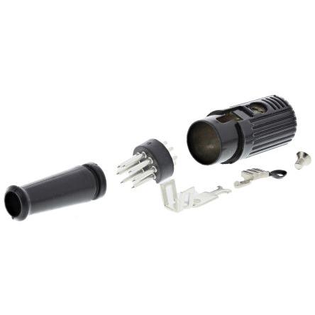 RS PRO Zástrčka DIN, řada: RS PRO, počet kontaktů: 7, velikost: Standard, 100V ac, orientace těla: Rovný 4A, typ