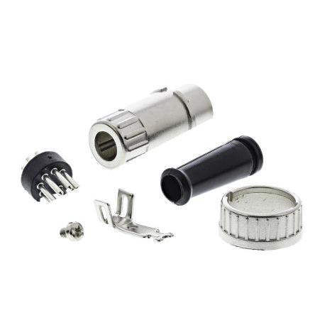 RS PRO Zástrčka DIN, řada: RS PRO, počet kontaktů: 7, velikost: Standard, 100V ac, orientace těla: Rovný 1A, typ