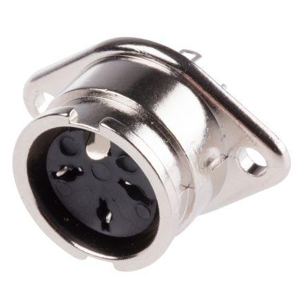 RS PRO Zásuvka DIN, řada: RS PRO, počet kontaktů: 3, velikost: Miniature, 100V ac, orientace těla: Rovný 1A, typ