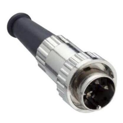 RS PRO Zástrčka DIN, řada: RS PRO, počet kontaktů: 3, velikost: Standard, 100V ac, orientace těla: Rovný 1A, typ