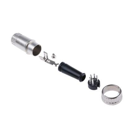 RS PRO Zástrčka DIN, řada: RS PRO, počet kontaktů: 5, velikost: Standard, 100V ac, orientace těla: Rovný 4A, typ