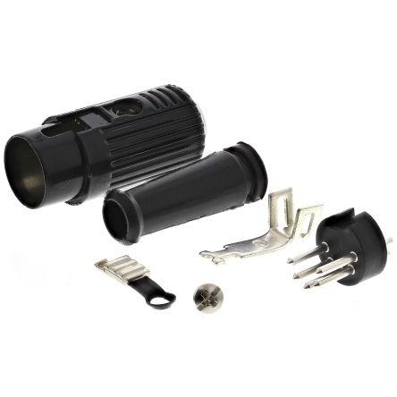 RS PRO Zástrčka DIN, řada: RS PRO, počet kontaktů: 5, velikost: Standard, 100V ac, orientace těla: Rovný 1A, typ