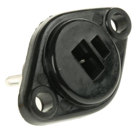 RS PRO Zásuvka DIN, řada: RS PRO, počet kontaktů: 2, velikost: Standard, 100V ac, orientace těla: Rovný 4A, typ