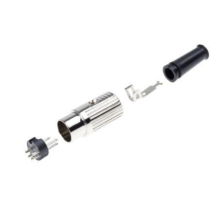 RS PRO Zástrčka DIN, řada: RS PRO, počet kontaktů: 5, velikost: Standard, 100V ac, orientace těla: Rovný 4A, typ