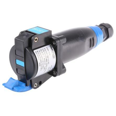 Emerson Appleton Průmyslový napájecí konektor, IP66, Kabel barva Modrá, 16A 2P+PE