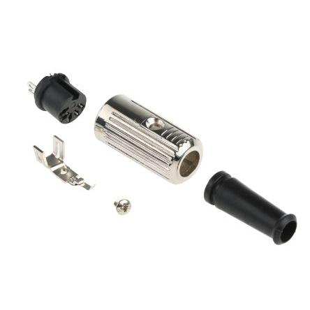 RS PRO Zásuvka DIN, řada: RS PRO, počet kontaktů: 5, velikost: Standard, 100V ac, orientace těla: Rovný 4A, typ