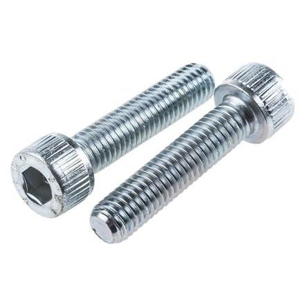 RS PRO Šroub s vnitřním šestihranem, Leskle pozinkovaný, Ocel hlavice Vnitřní šestihran, M8, M8, délka: 35 mm
