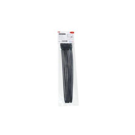 Stahovací páska Rozpojitelné 115-11350 SOFTFIX L-TPU-BK 340 mm 11mm Černá Termoplastický polyuretan HellermannTyton