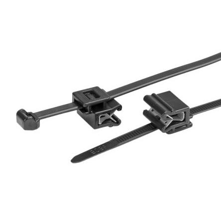 Stahovací páska Stahovací páska 150-40591 T50ROSEC5A-PA66HS/PA66HIRHS-BK 200 mm 4.6mm Černá Nylon 66 HellermannTyton