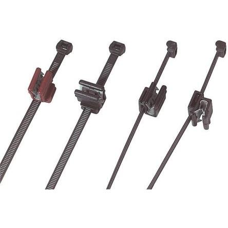 Stahovací páska Nerozpojitelné 150-02404 T50ROSEC4A-PA66HS/PA66HIRHS-BK 200 mm 4.6mm Černá Nylon 66 HellermannTyton