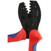Krimpovací nástroj Knipex, pro použití s: Neizolované svorky s otevřeným válcem