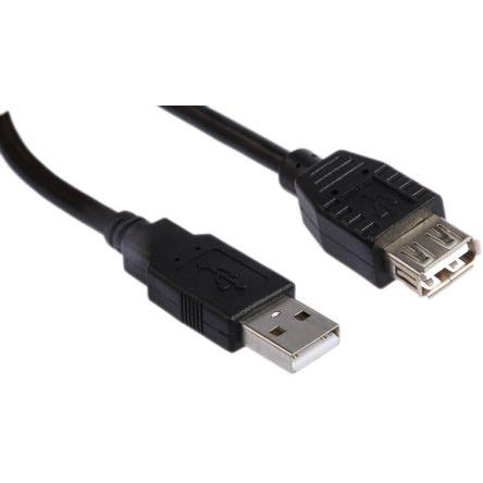 Roline Kabel USB Vnitřní, A: USB typu A, 1.8 m Vnitřní, Černá, B: USB typu A