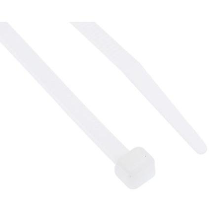 Stahovací páska Nerozpojitelné 190 mm 4.8mm Přírodní Nylon 66 RS PRO